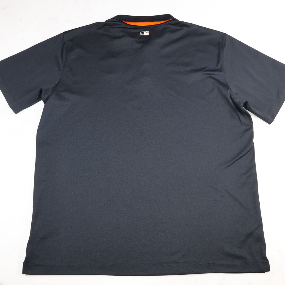 Nike Baltimore Orioles MLB Polo Shirt Mens XXL Black Dri-Fit Short Sleeve - Picture 9 of 9